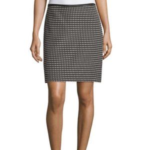 Max Studio Heart Pencil Skirt Black White NWT